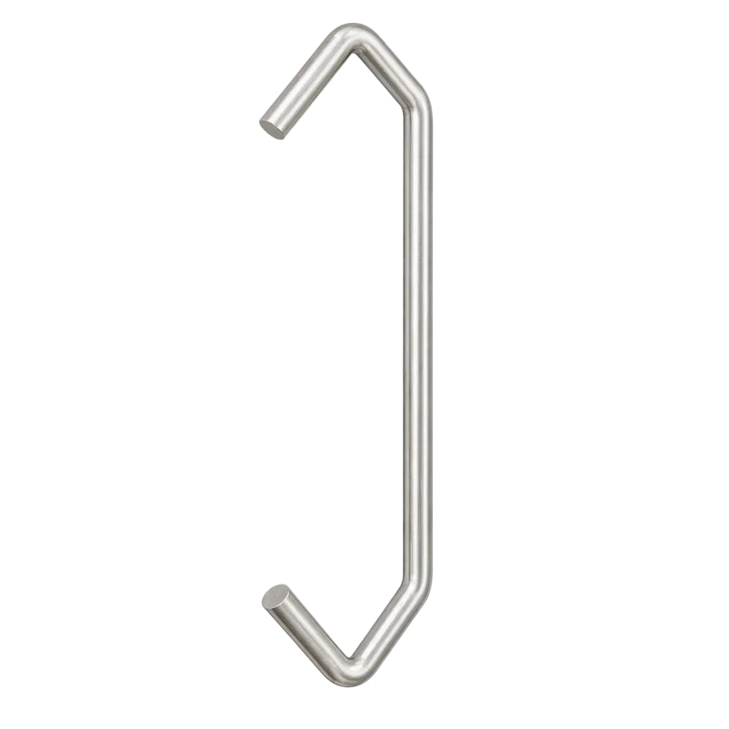 304 stainless steel V-hook for powder coating and industrial finishing applications on a white background.
