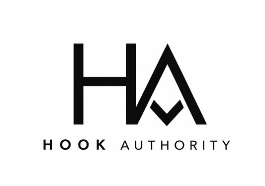 black Hook Authority text logo on white background