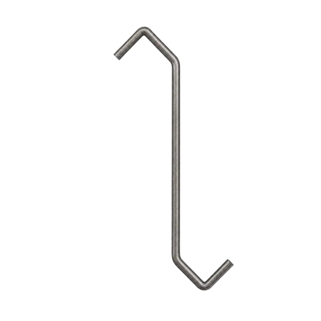 Front facing image of a bright basic super V-hook on a white backgorund