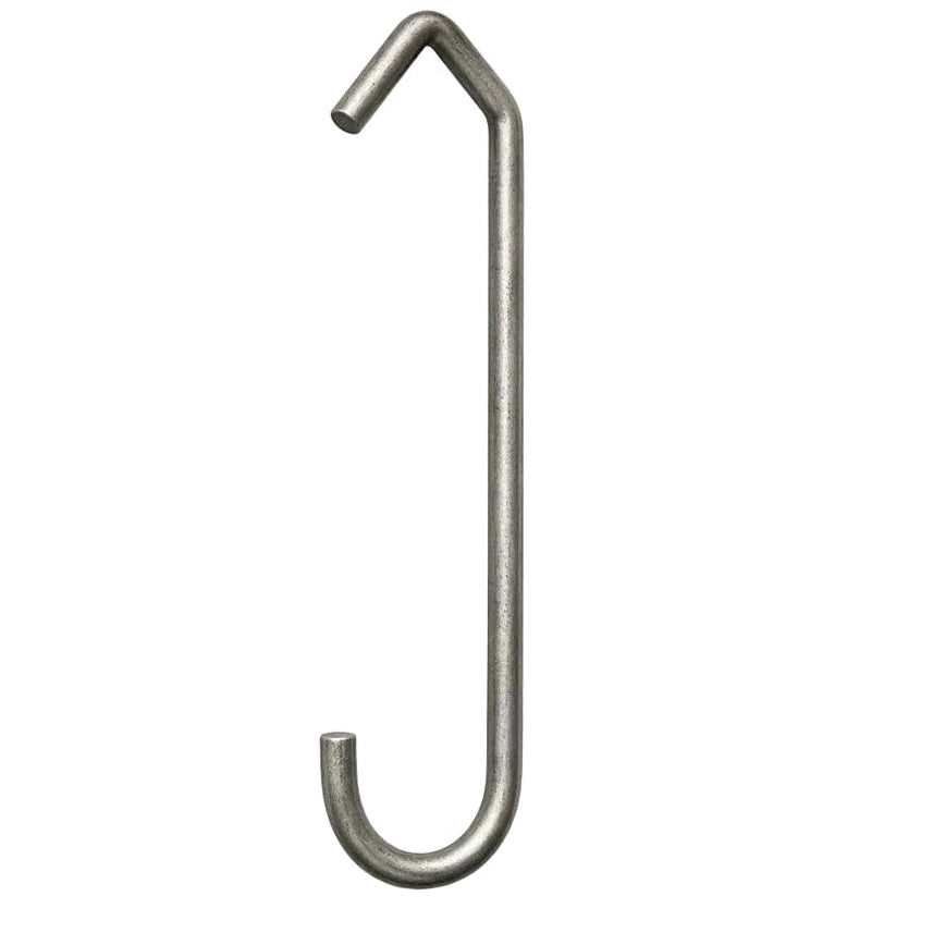 Basic Steel CV-hook for powder coating and industrial finishing applications on a white background.