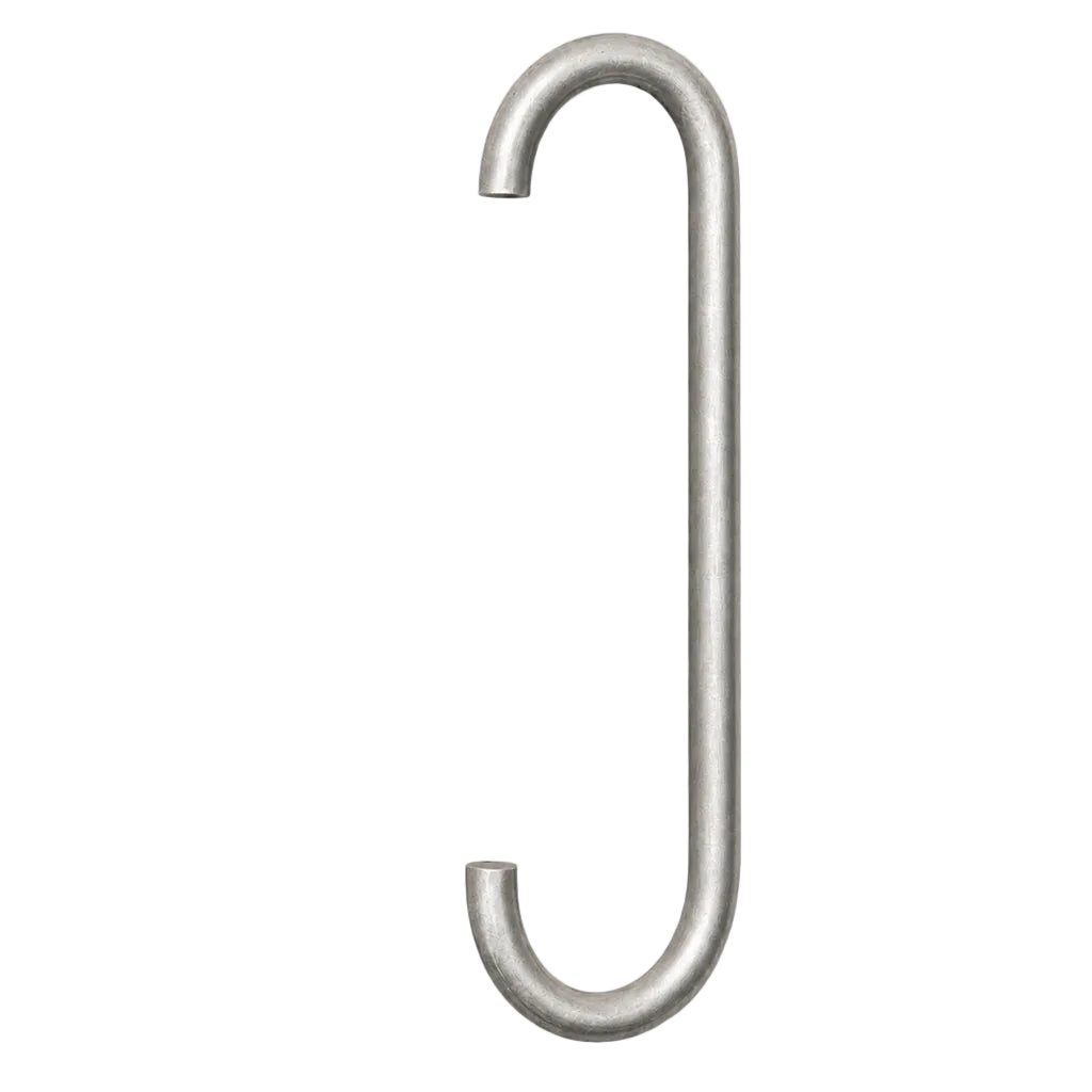 Basic Steel C-hook for powder coating and industrial finishing applications on a white background.