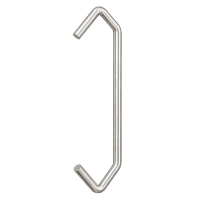 304 stainless steel V-hook for powder coating and industrial finishing applications on a white background.