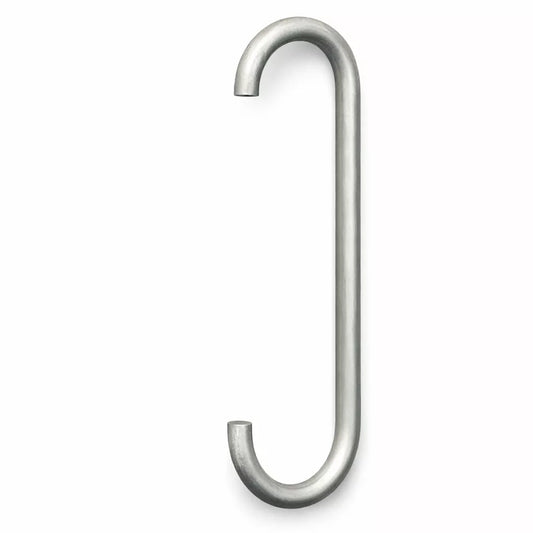 C style powder coating hook on a white background